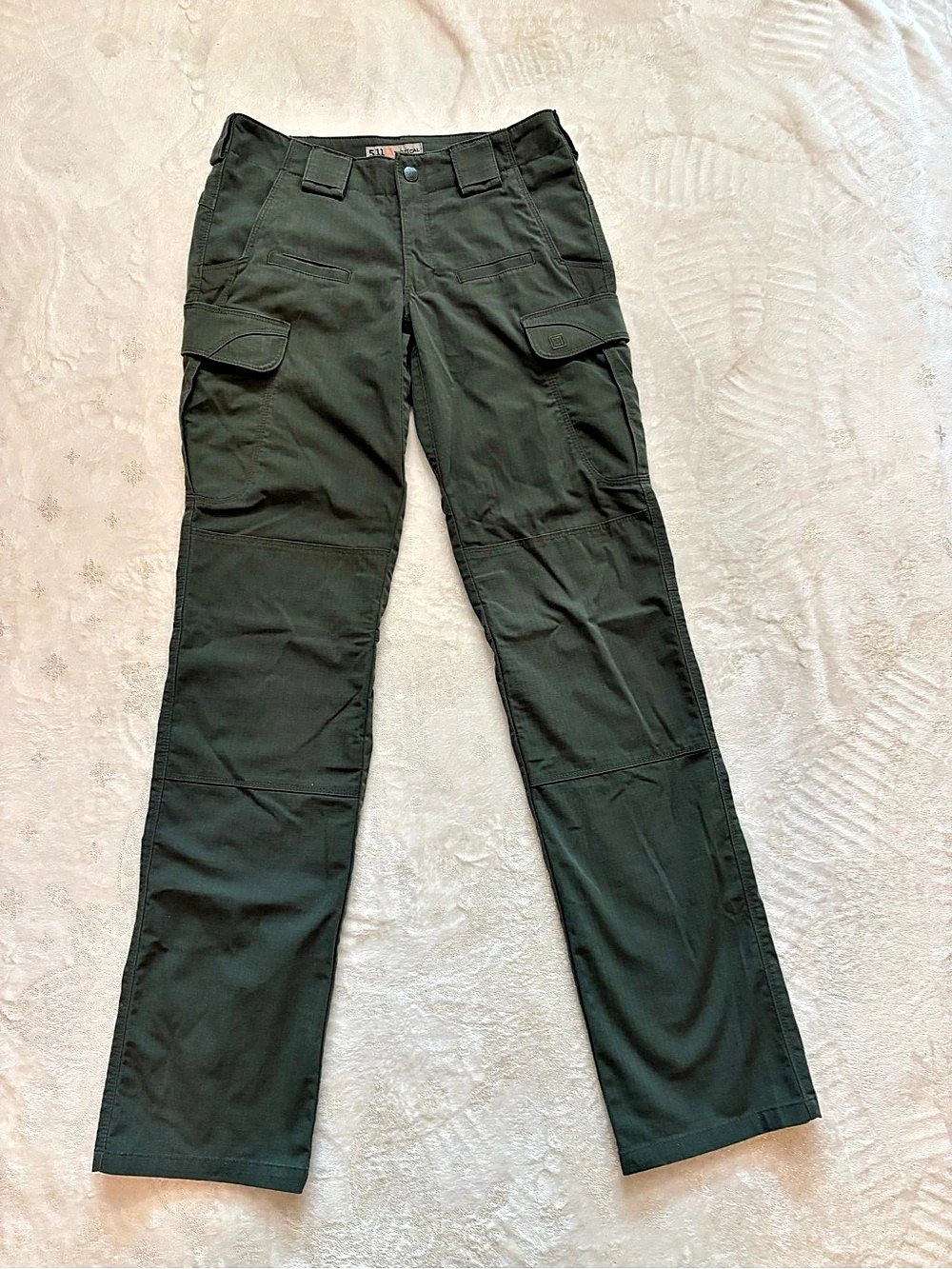 5.11 Tactical Stryke Women's Cargo Pants Size 6 Long Green Ripstop 64386